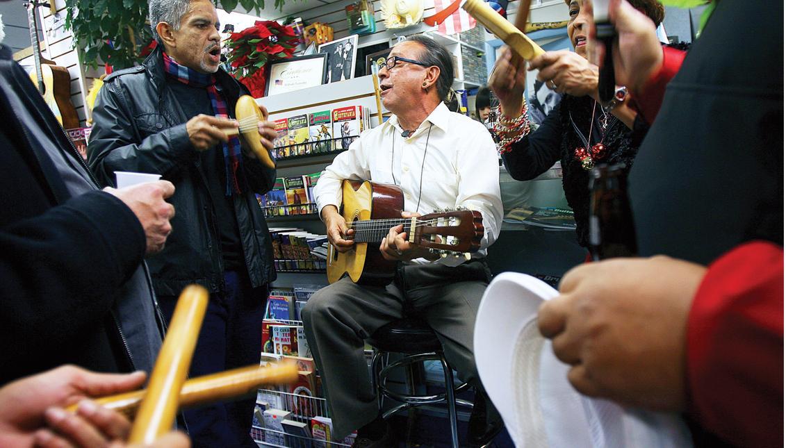 Musicians playing at a past Taller Puertorriqueño Parranda. Photo: AL DÍA News