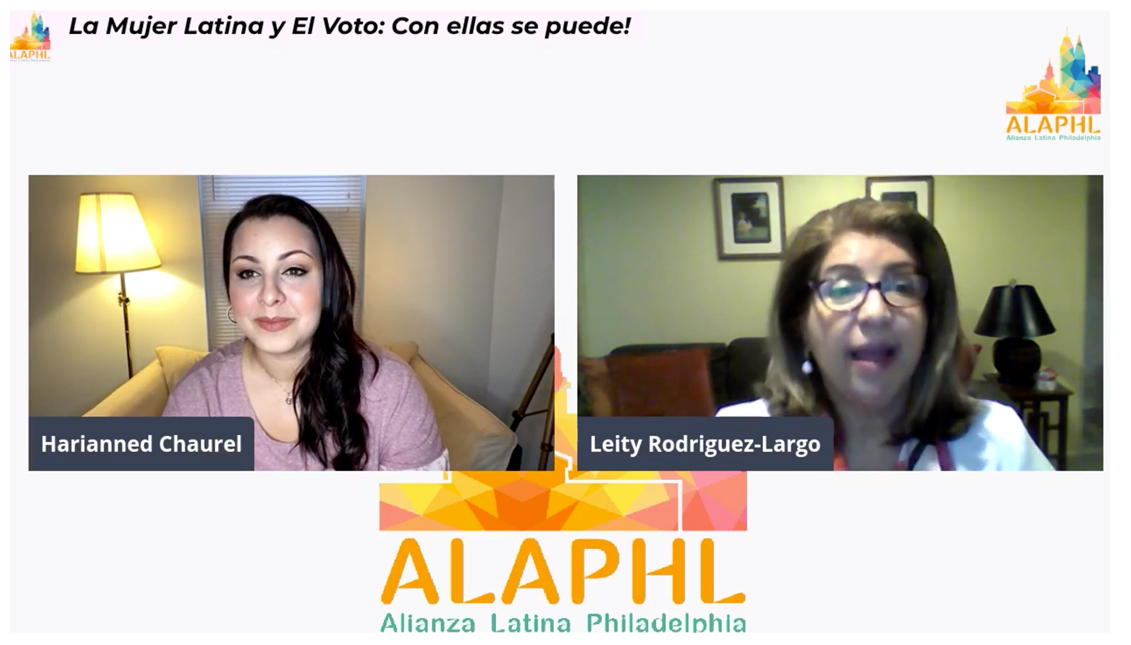 Alianza Latina Philadelphia hosted a virtual panel to mobilize Latinx voters to mobilize before November 3. 