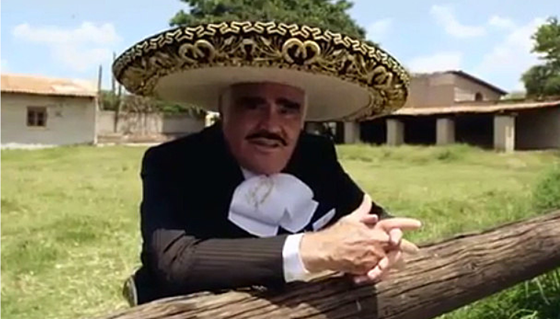 The 'King of ranchera music', Vicente Fernández. Photo: EFE