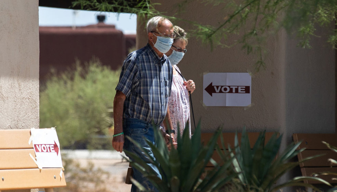 The Latinx demographic has seen unprecedented mobilization efforts nationwide.Photo by Courtney Pedroza/Getty Images