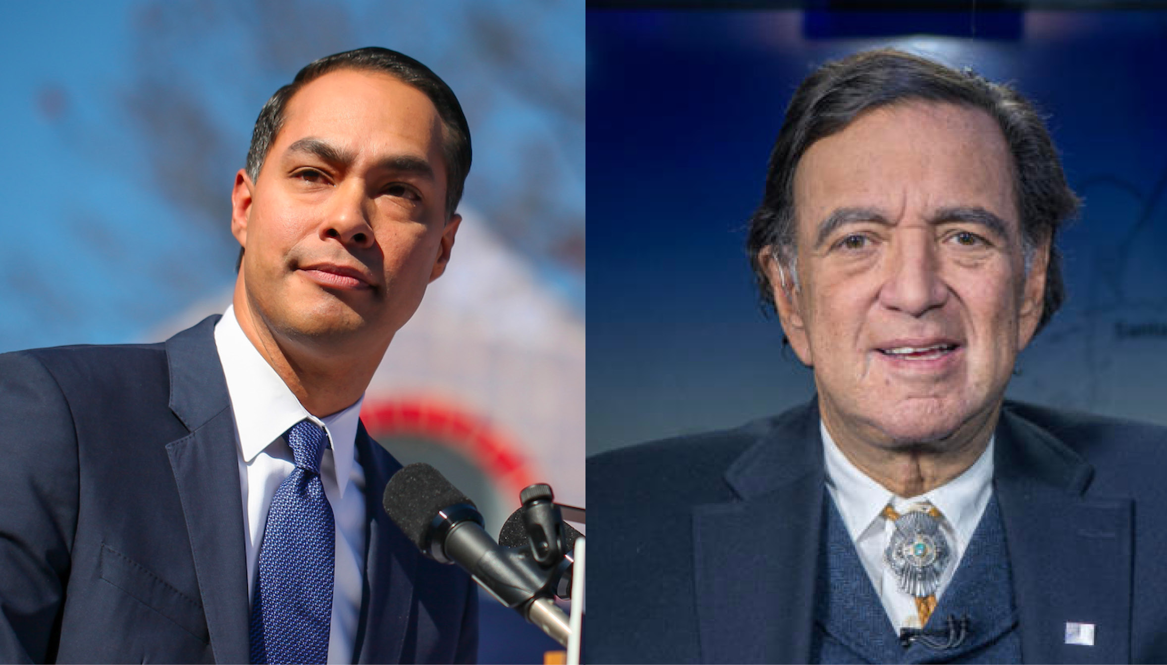 Julián Castro with former New Mexico Governor Bill Richardson - Getty Images