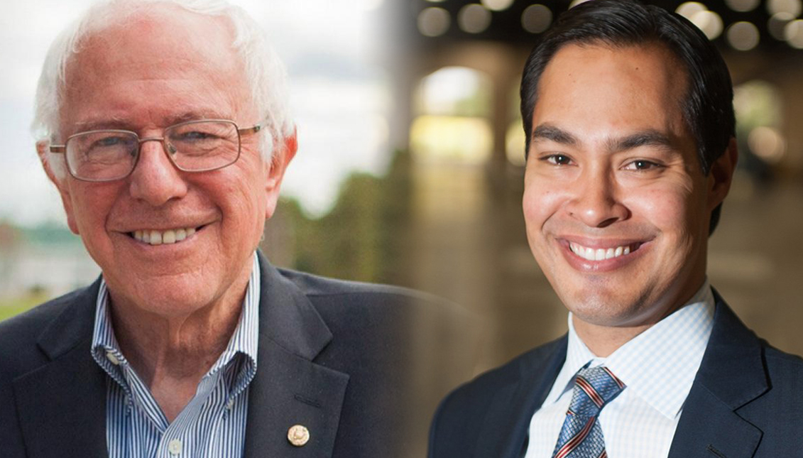 The conversation led by Castro and Sanders delved deep into key Latinx issues. Photo: Fund Society, Getty Images
