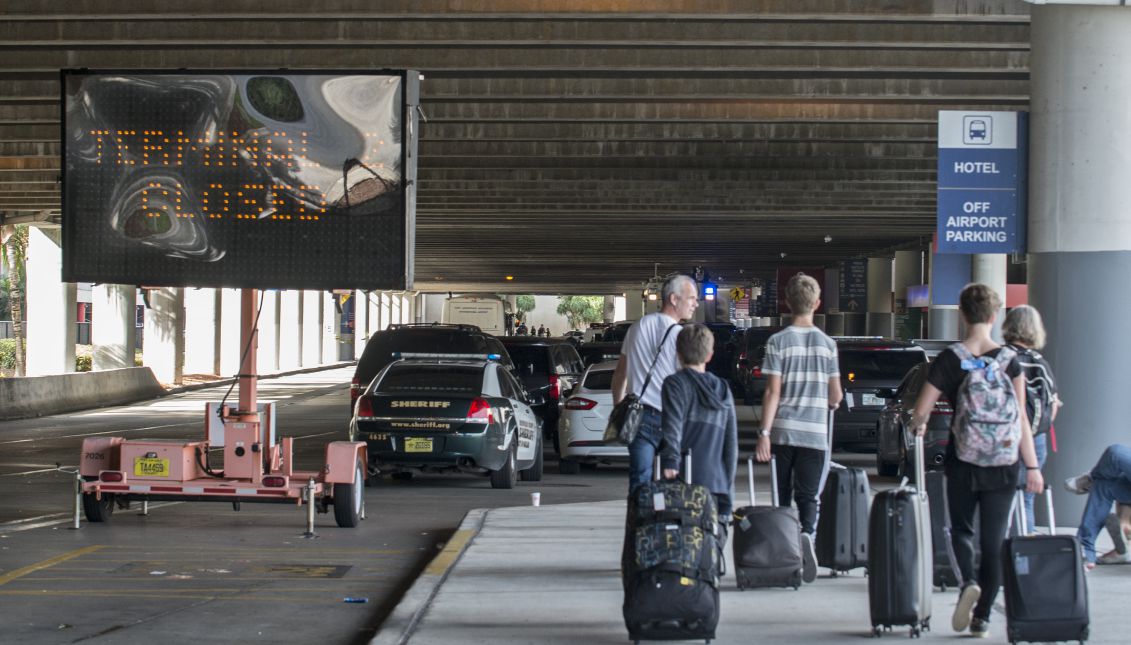 A file picture showing the exterior of Fort Lauderdale International Airport's Terminal 2. EFE
