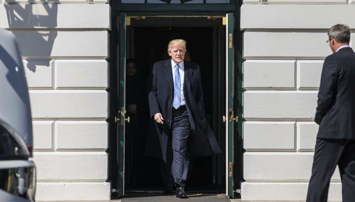 Trump demanded House Republicans vote on healthcare plan on Friday. US President Donald J. Trump prepares to greet truck drivers and trucking CEOs on the South Portico prior to their meeting to discuss health care at the White House in Washington, DC, USA, 23 March 2017. EPA/JIM LO SCALZO