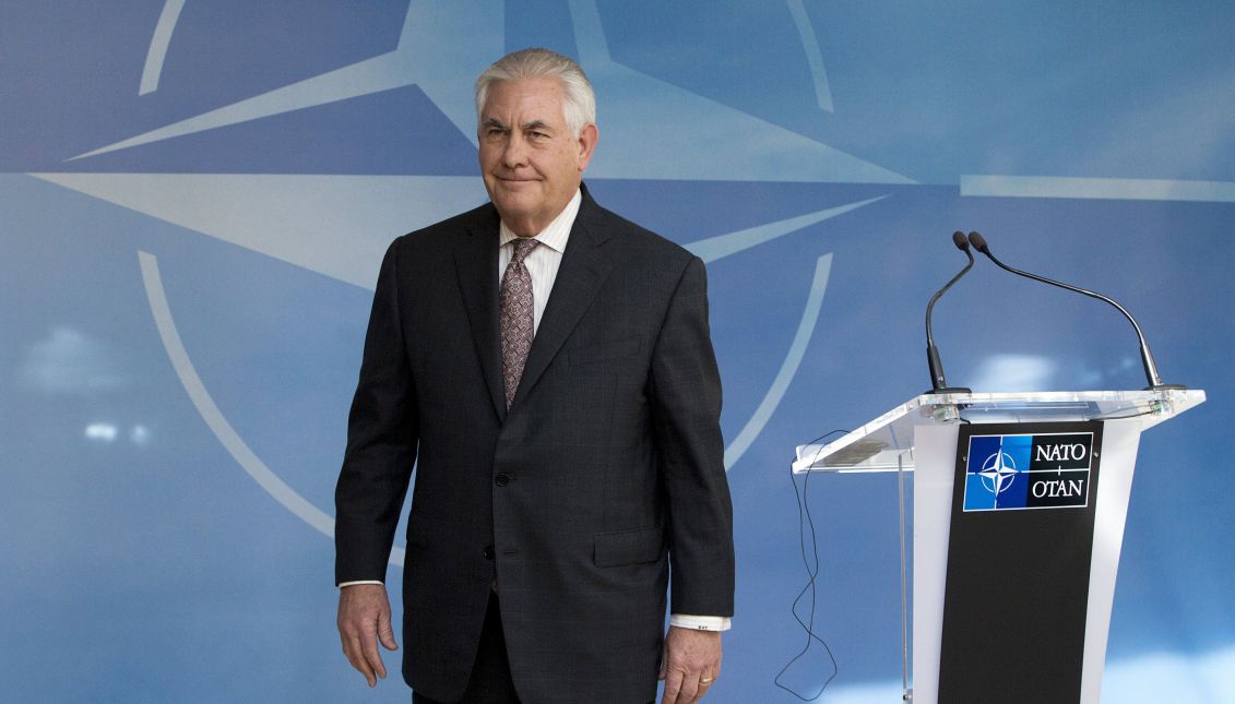 State Rex Tillerson said Sunday in an interview that last week"s chemical attack in Syria was due to Russia"s "failure" to guarantee the destruction of the chemical arsenal controlled by Syrian leader Bashar al-Assad.  EFE/Virginia Mayo/Pool
