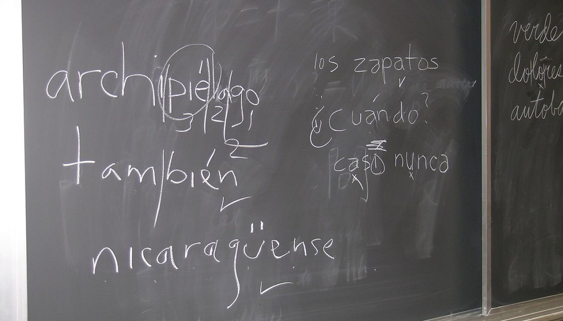 Una clase de español en Harvard. Foto: Wikimedia