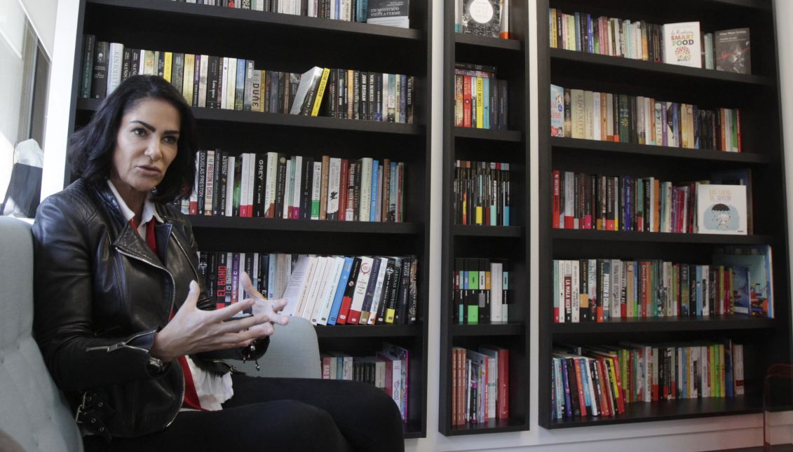 Mexican activist and journalist Lydia Cacho during an interview with EFE in Madrid, Spain, Jun. 1, 2017. EFE/LUIS MILLAN