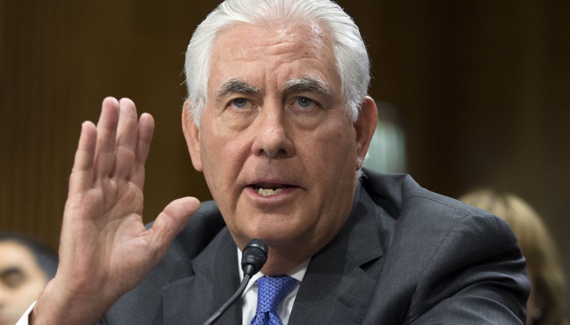 US Secretary of State Rex Tillerson appears before the Senate Foreign Relations Committee hearing, 'Review of the FY2018 State Department Budget Request', on Capitol Hill in Washington, DC, USA, 13 June 2017. EPA/MICHAEL REYNOLDS
