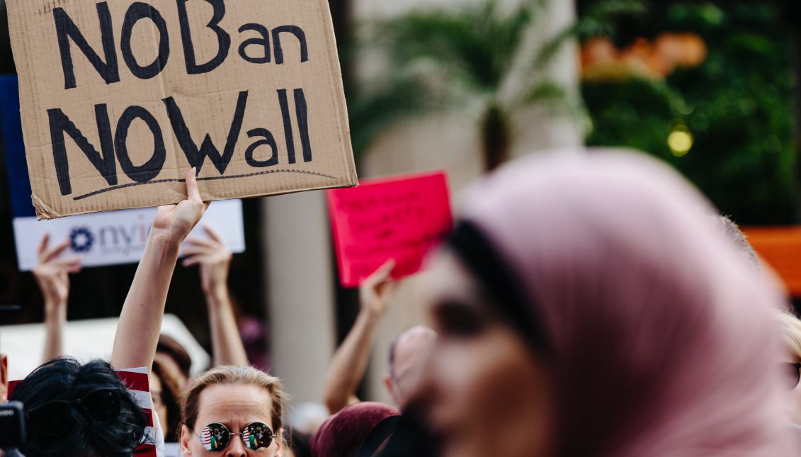 People participate in a rally to protest the separation of families under US President Donald J. Trump's travel ban in New York, New York, USA, 29 June 2017. EPA/ALBA VIGARAY
