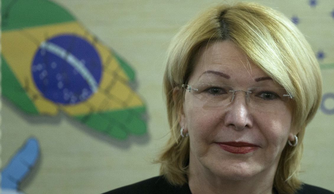 Former Venezuelan Attorney General Luisa Ortega participates in a meeting of Mercosur trade bloc attorneys general in Brasilia, Brazil, on Aug. 23, 2017. EFE/Joedson Alves
