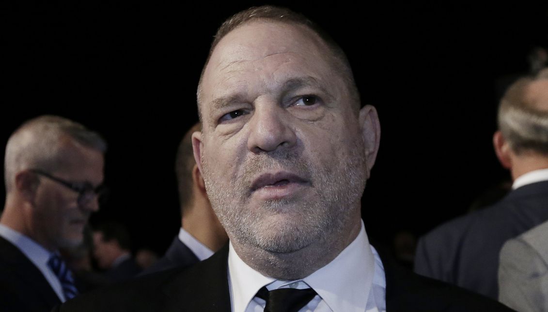 American film producer Harvey Weinstein before the first presidential debate between Democrat Hillary Clinton and Republican Donald Trump at Hofstra University, Hempstead, New York, in 2016. EPA-EFE FILE / PETER FOLE