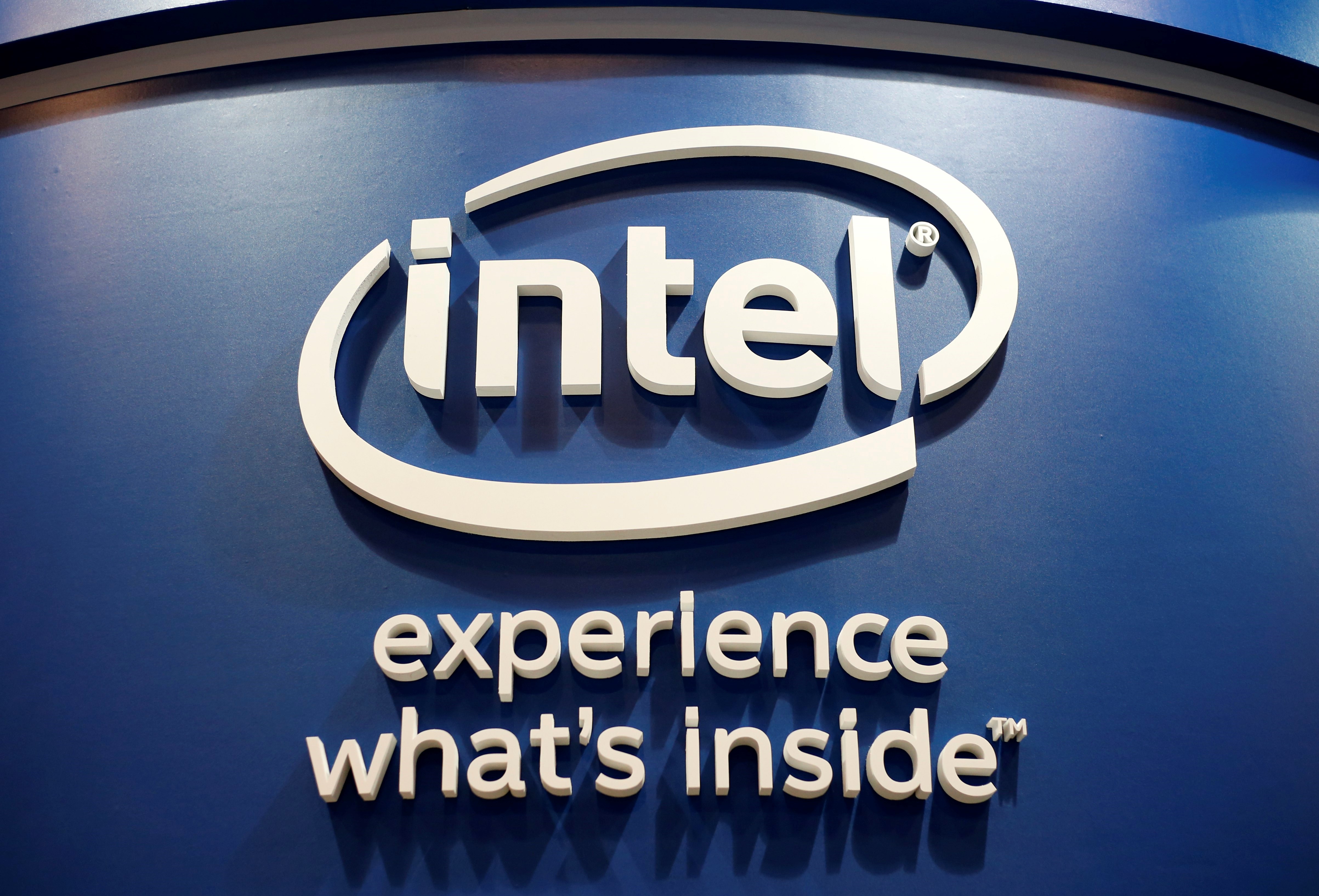 An Intel logo taken during the COMPUTEX, the largest computer show in Asia, in Taipei, Taiwan, June 1, 2016
