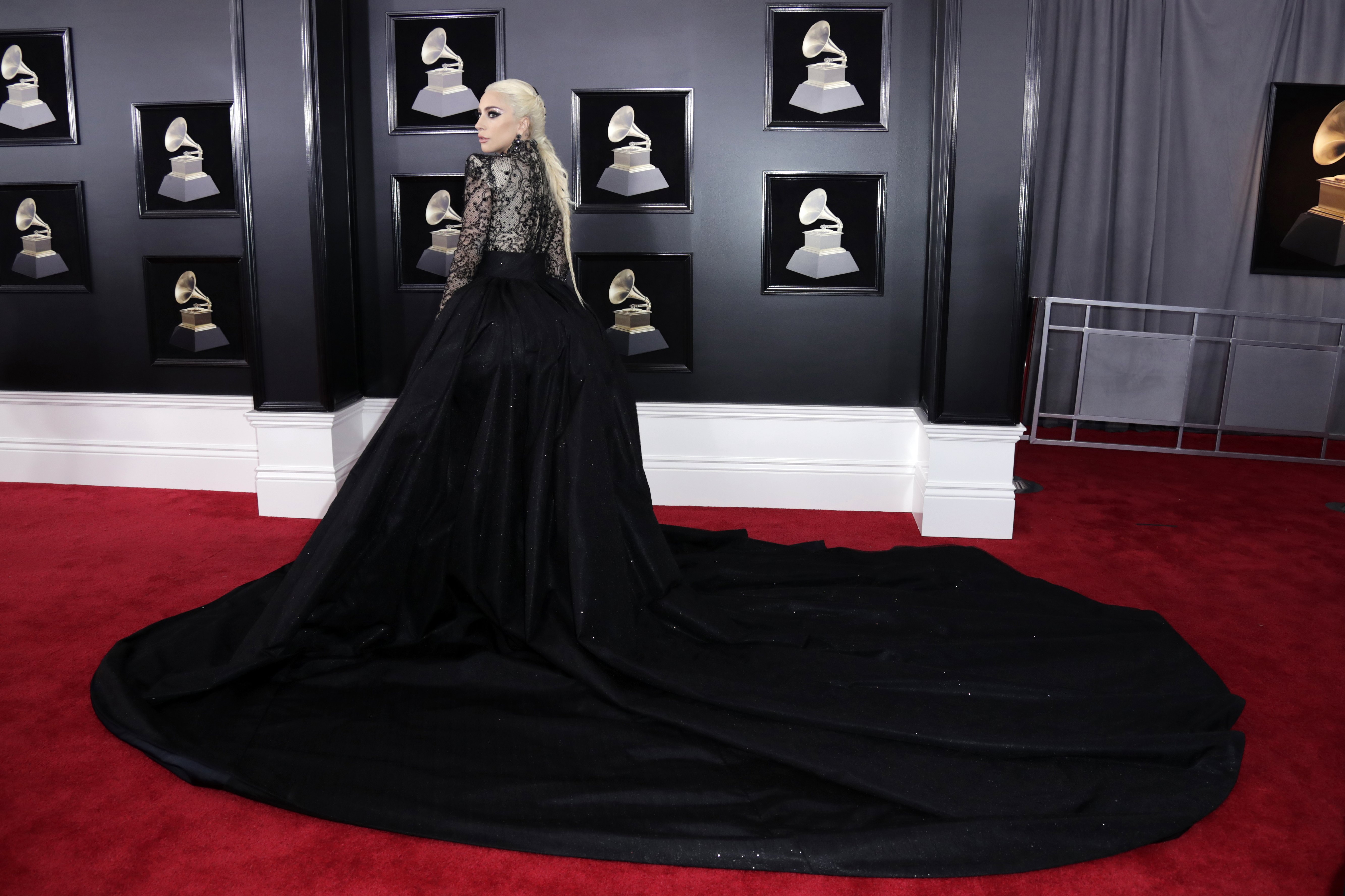 Lady Gaga arrives for the 60th annual Grammy Awards ceremony at Madison Square Garden in New York, New York, USA, Jan. 28, 2018.
