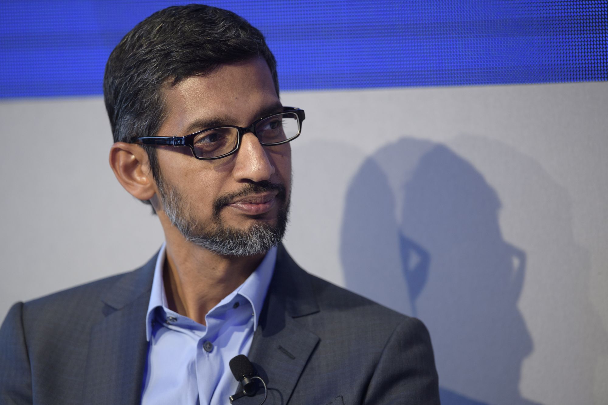 Sundar Pichai, Google CEO, during the 48th annual meeting of the World Economic Forum, WEF, in Davos, Switzerland, Jan. 24, 2018. Pichai is one of the leading executives in Silicon Valley who has publicly stated support for DACA and DREAMers. EFE 