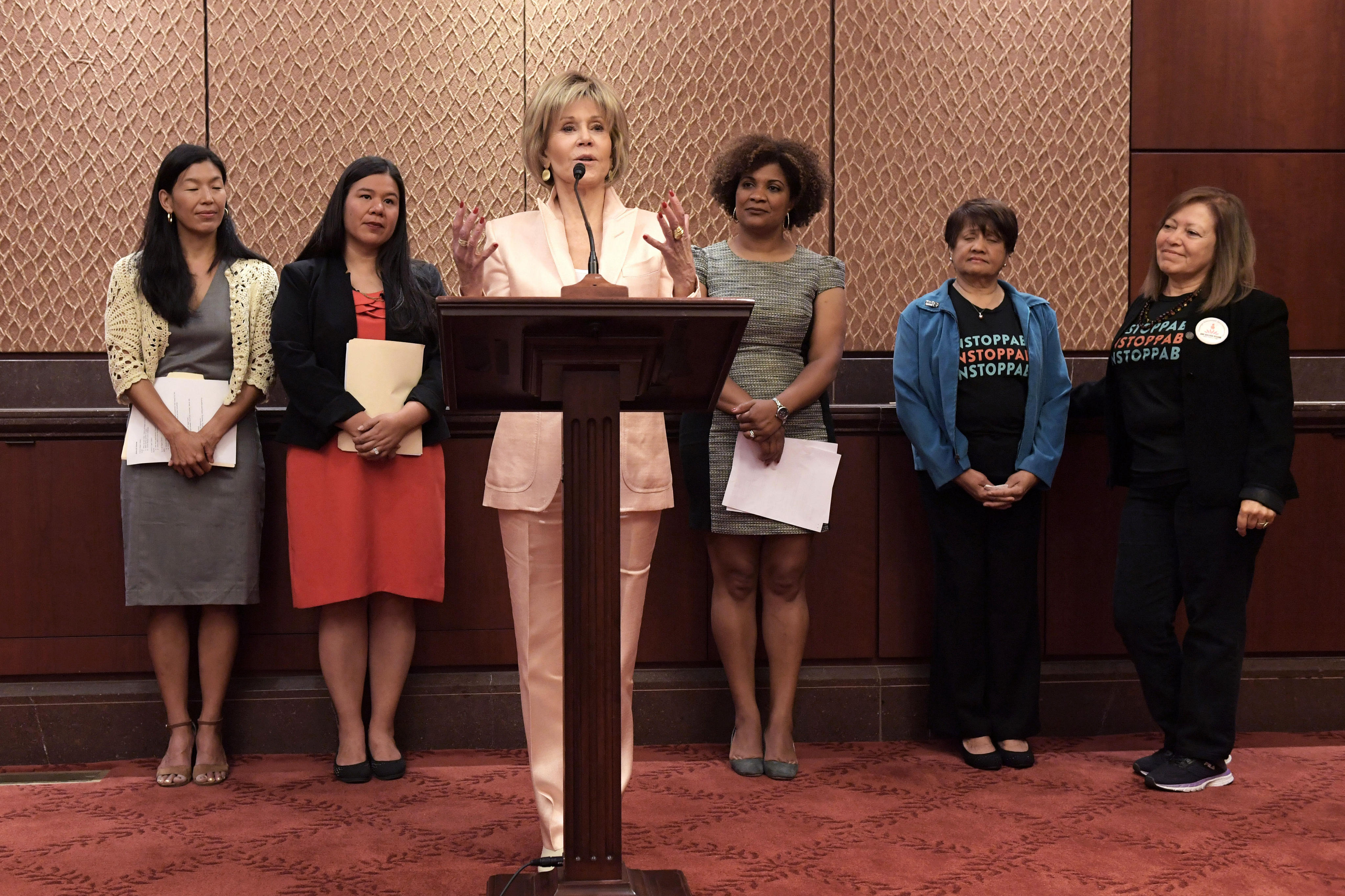 "I never thought I would live to see a day when women were actually heard," 80-year-old actress Jane Fonda said/ PHOTO: EFE
