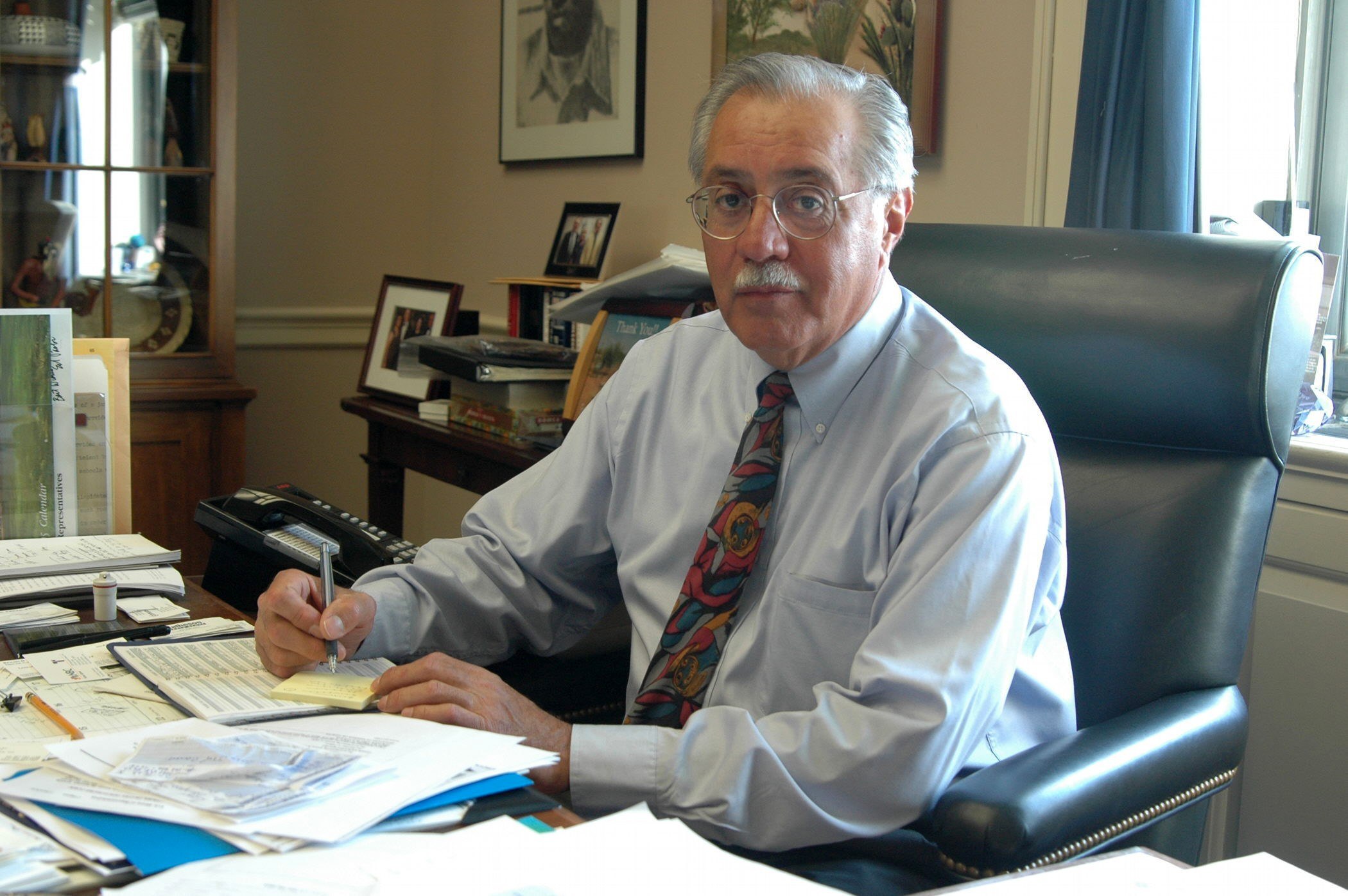 File photo dated May 21, 2005, showing Democratic Congressman Ed Pastor, representing Arizona's District 2 and the first Hispanic elected to Congress from Arizona. Pastor died on Nov. 28, 2018.  EFE-EPA/Eddie Arrossi/FILE