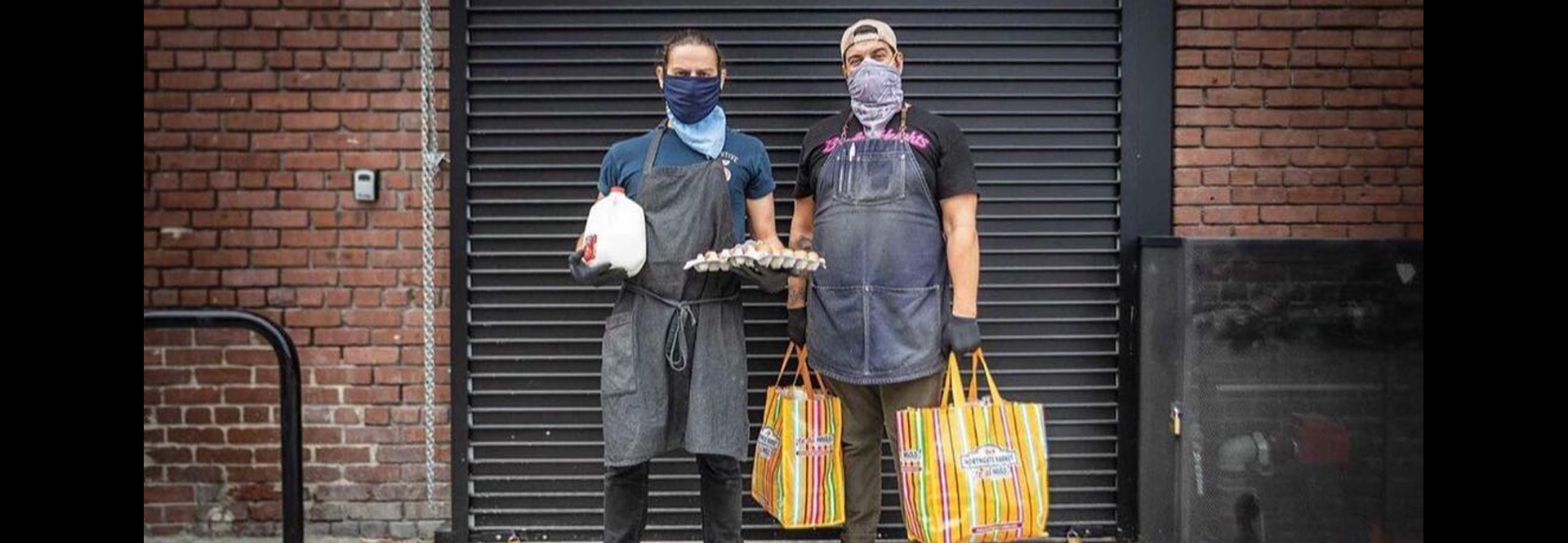 Damian Diaz and Othon Nolasco are giving back to undocumented immigrants who lost their jobs due to the pandemic. Photo; Instagram.