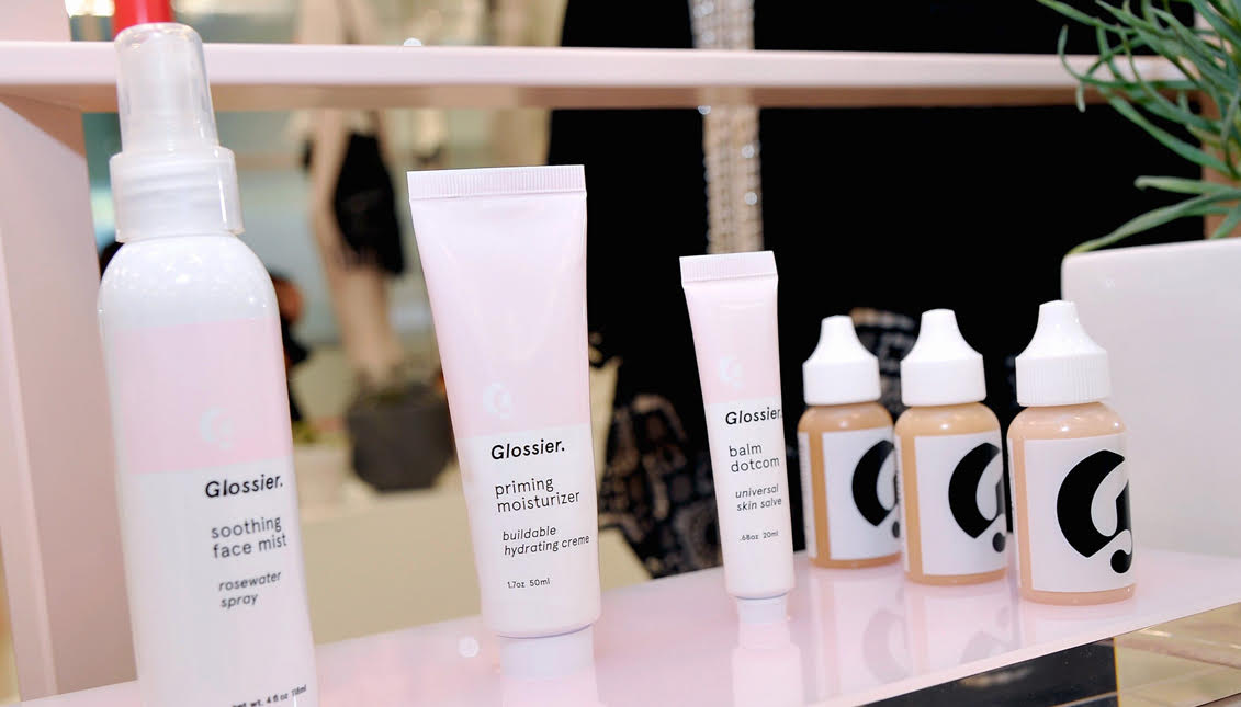 Glossier products. Photo: Mic