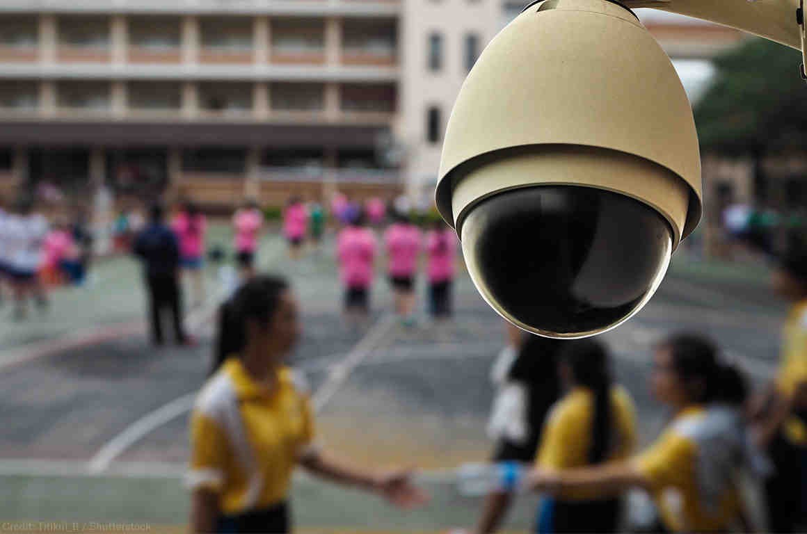 "Corredores seguros de la escuela" intentará añadir al menos 85 cámaras adicionales en las escuelas de Filadelfia. Foto: https: Shutterstock