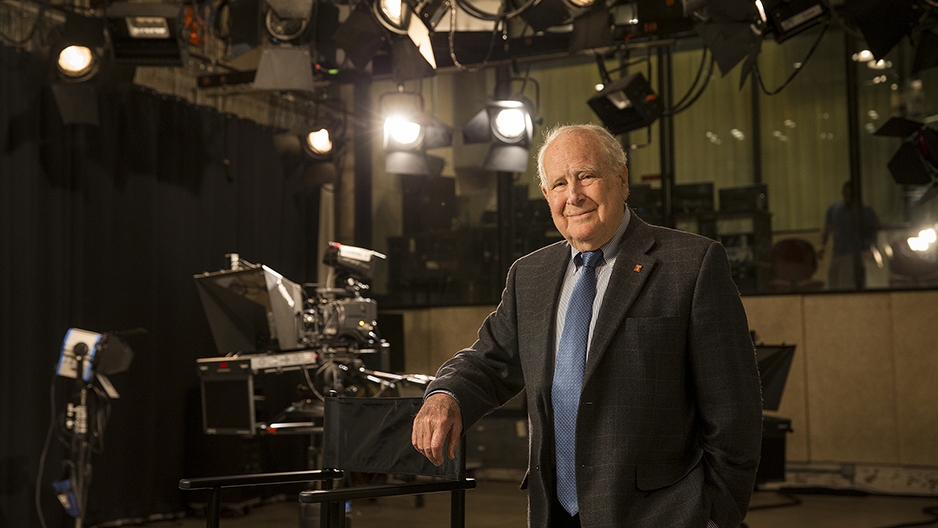 Lew Klein has been associated with Temple University since 1952. Photo: Joseph V. Labolito