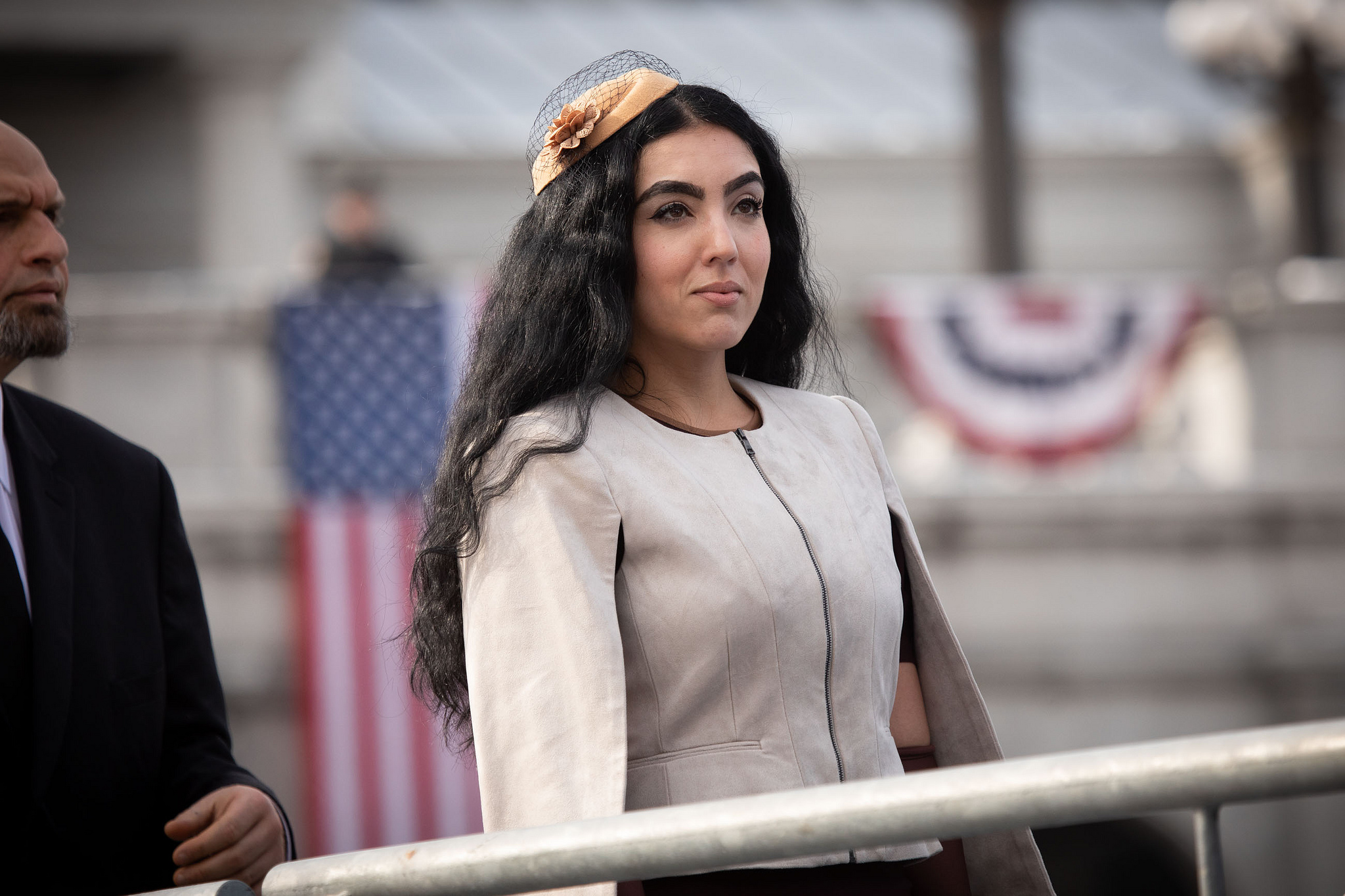 Gisele Barreto Fetterman at the inauguration. Photo: PA Governor's Office