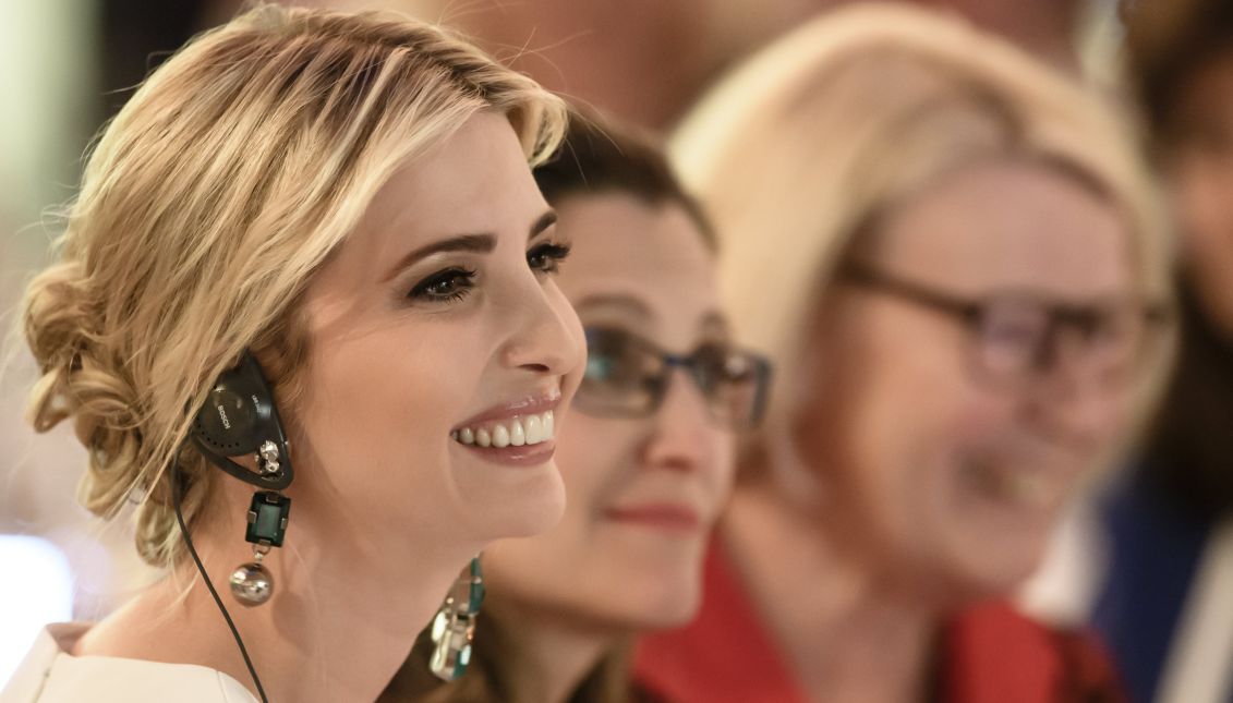 Ivanka Trump during the W20 summit in Berlin, on April 25, 2017. EFE/CLEMENS BILAN / POOL
