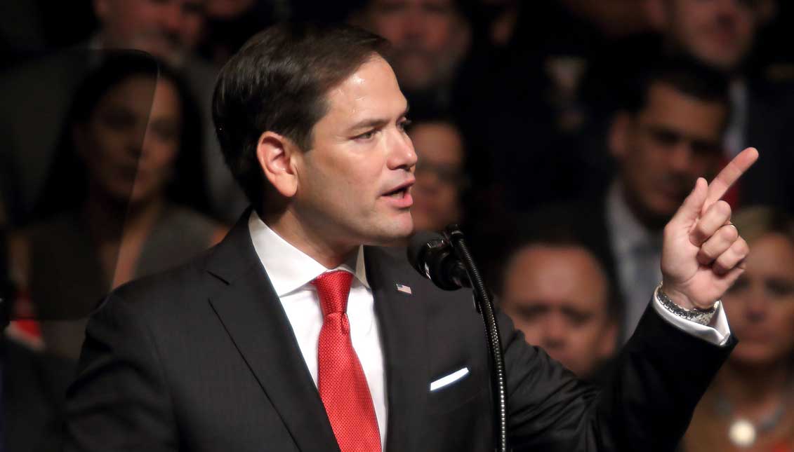 Rubio is part of the sorry bunch of Cuban-American politicians composed by the likes of senators Ted Cruz (R-TX) and “Bob” Menéndez (D-NJ), and representative Mario Díaz-Balart (D-FL), all of whom are such extreme right wingers they make congresswoman Ileana Ros-Lehtinen (R-FL) seem almost moderate. File
