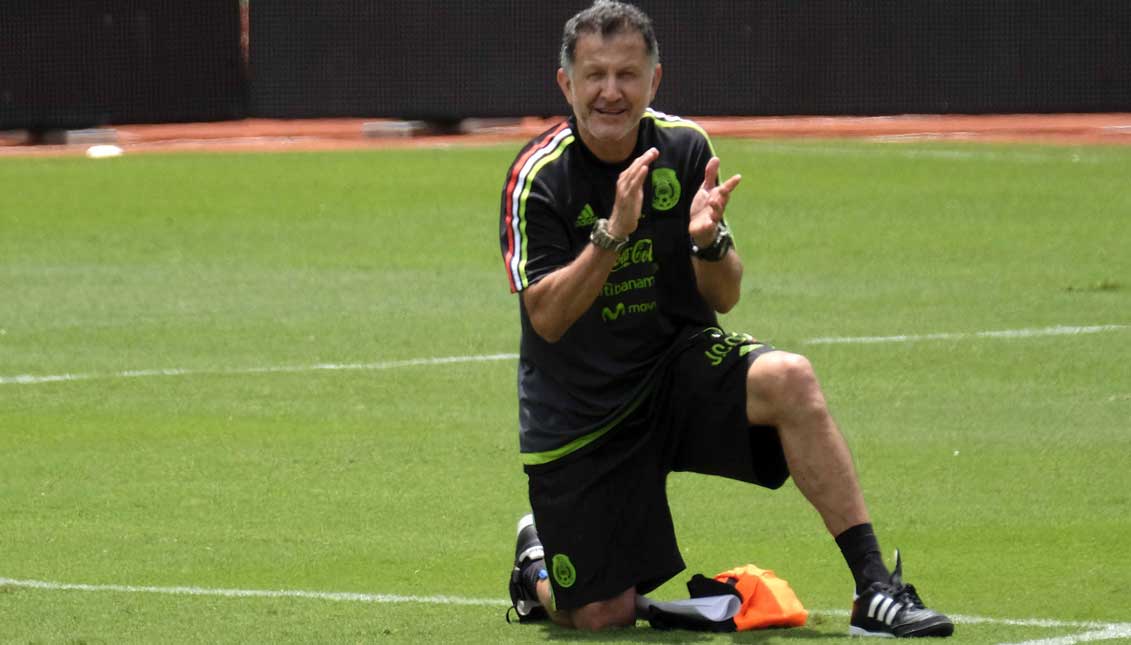 Mexico's head coach Juan Carlos Osorio. EFE
