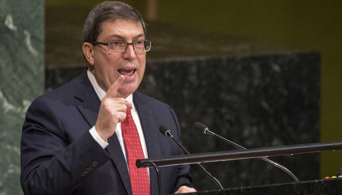 Cuba’s Foreign Minister Bruno Rodríguez did not waste time in responding to what he called Haley’s “disrespectful sense of interfering statements.” And added: “She is reflecting the tenor of U.S. politics today.” The U.S., Rodríguez continued, has no moral authority to condemn Cuba since it is in “flagrant violation of human rights.”  EFE
