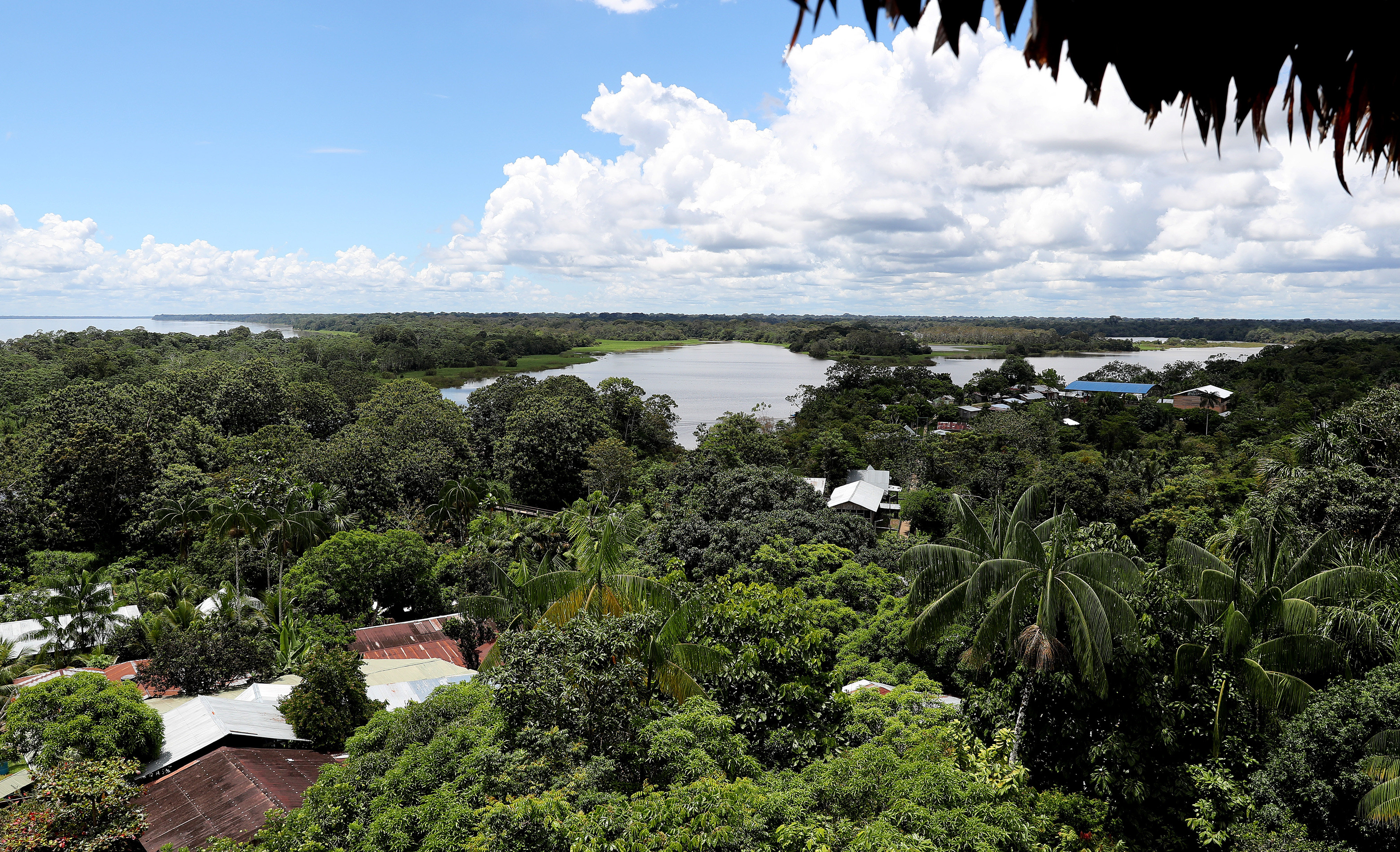 View of the general area of Puerto Nariño, in the Amazons (Colombia). 18 January 2018: EFE