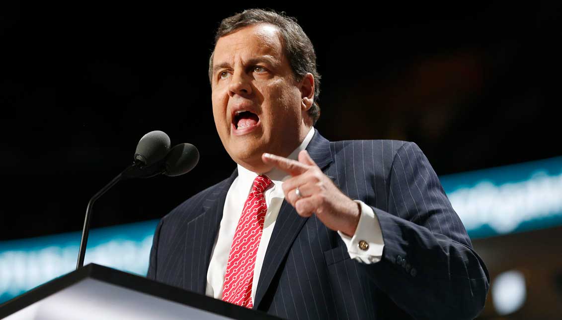 Chris Christie, gobernador republicano de Nueva Jersey. EFE
