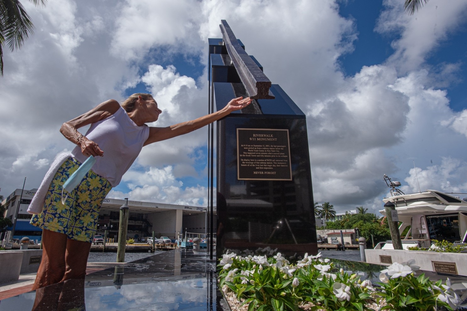 File photo at the memorial for the terrorist attacks of September 11, 2001. Photo by Giorgio Viera.