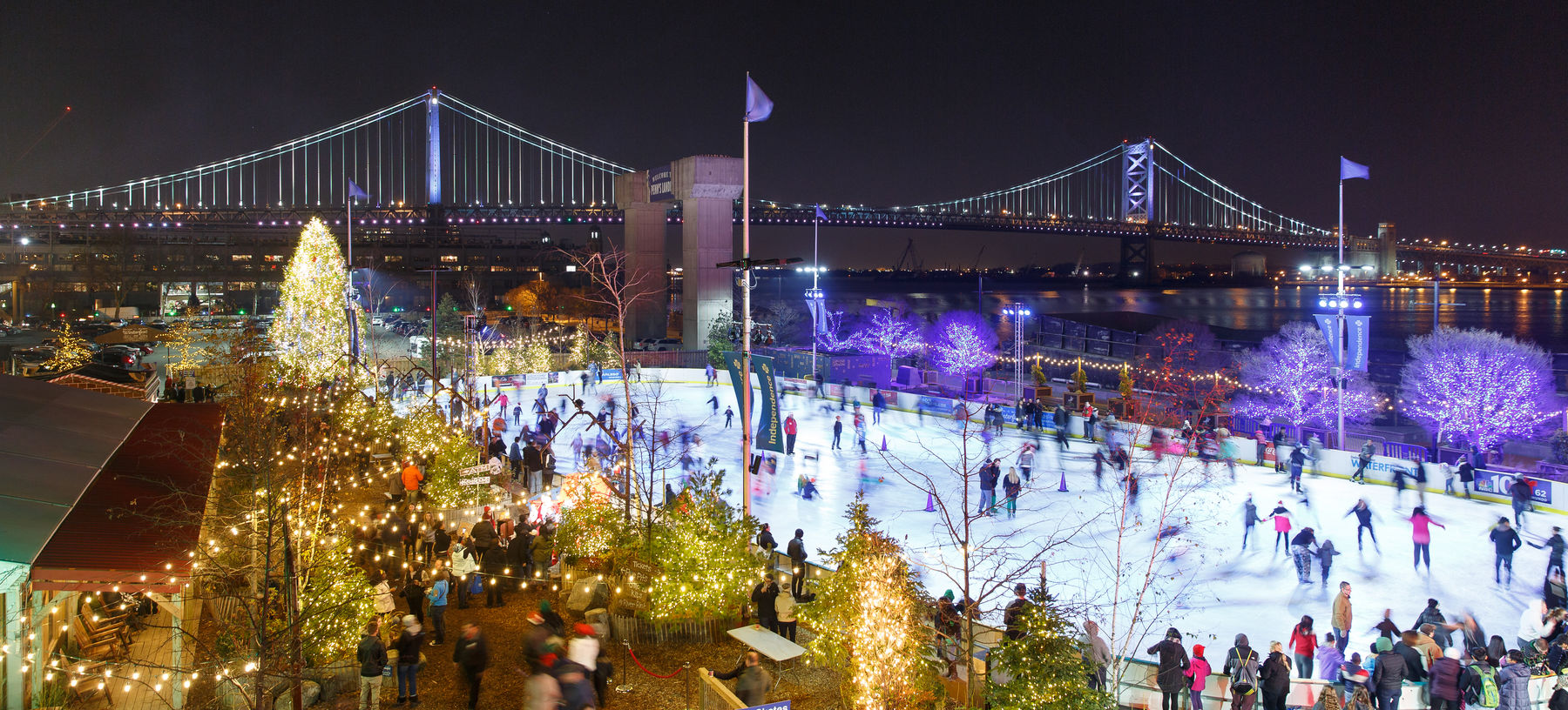 The BlueCross RiverRink Winterfest. Photograph by Matt Stanley. 