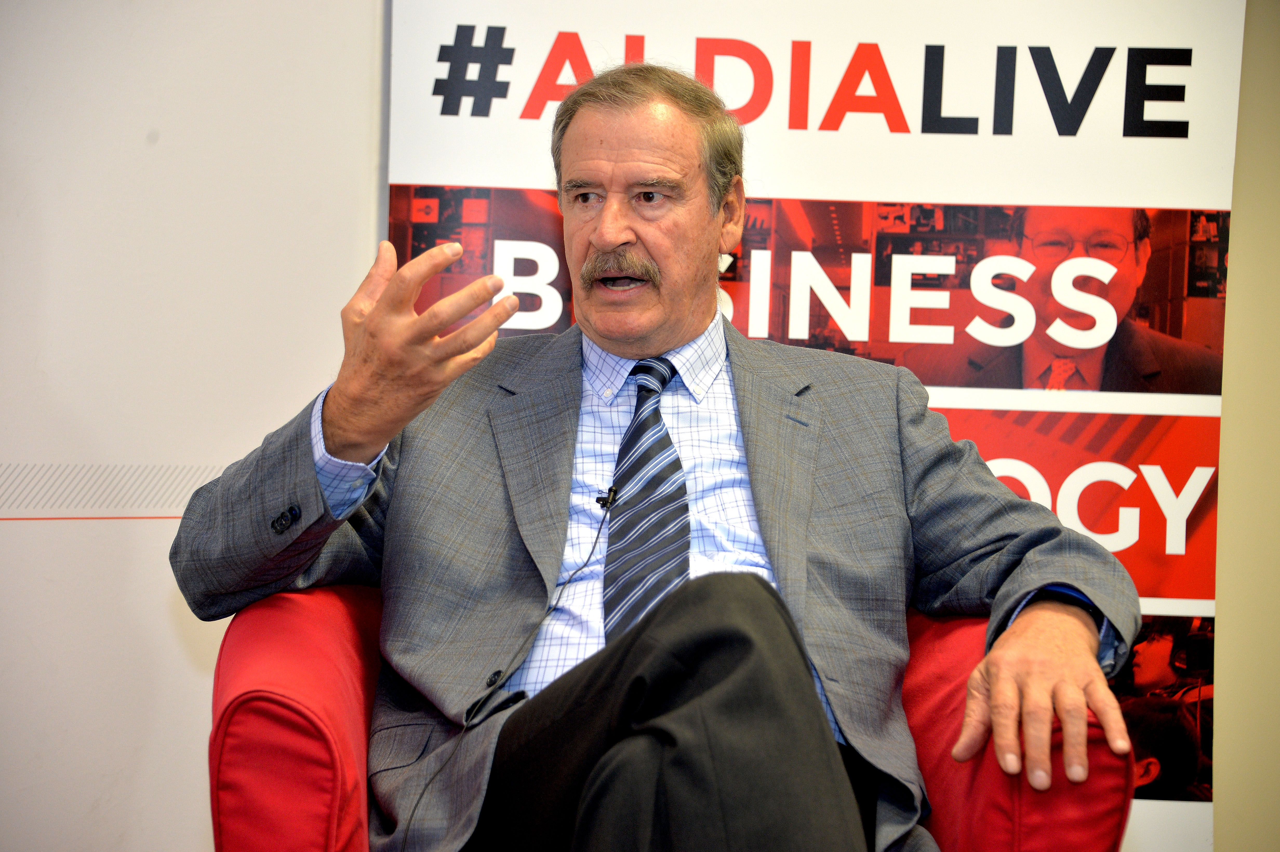 Former President of Mexico, Vicente Fox, participated in an exclusive interview with AL DÍA News.