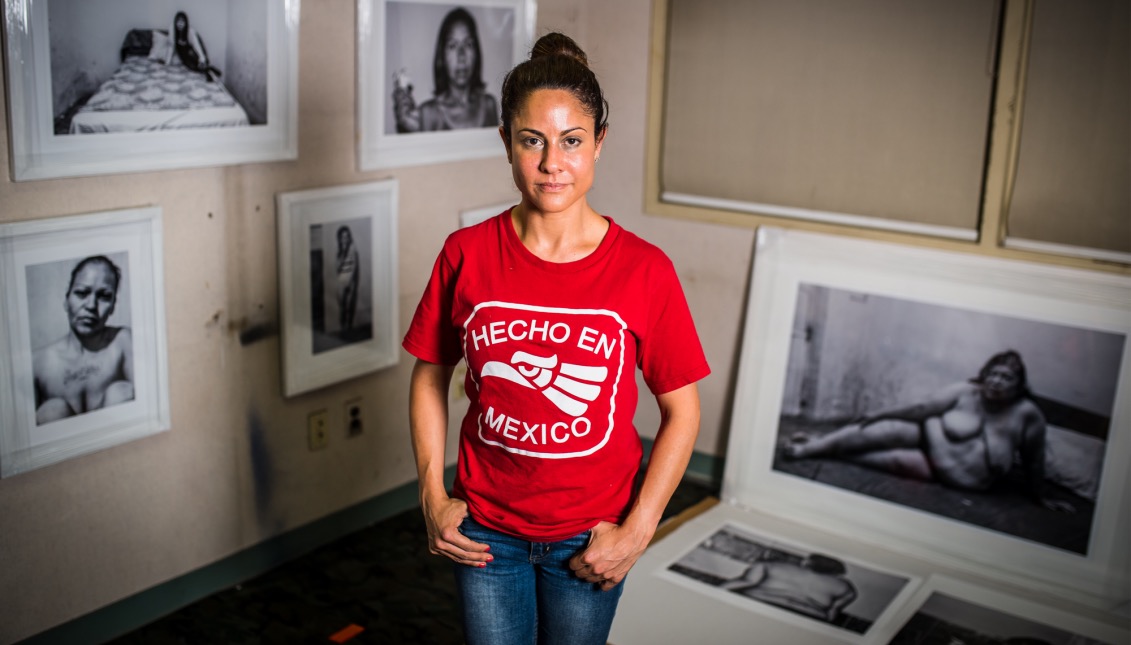 Artist Ada Luisa Trillo’s latest exhibit of photographs, How Did I Get Here?, in the brothels of Juarez, Mexico, examines how women become entangled in sex work and what can be done to get them where they want to be. Photo: Andrés Albaladejo / Broad Street Photo.