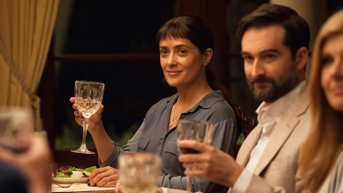 Beatriz at Dinner, directed by Miguel Arteta and starring Salma Hayek, is the best film of the Trump era.