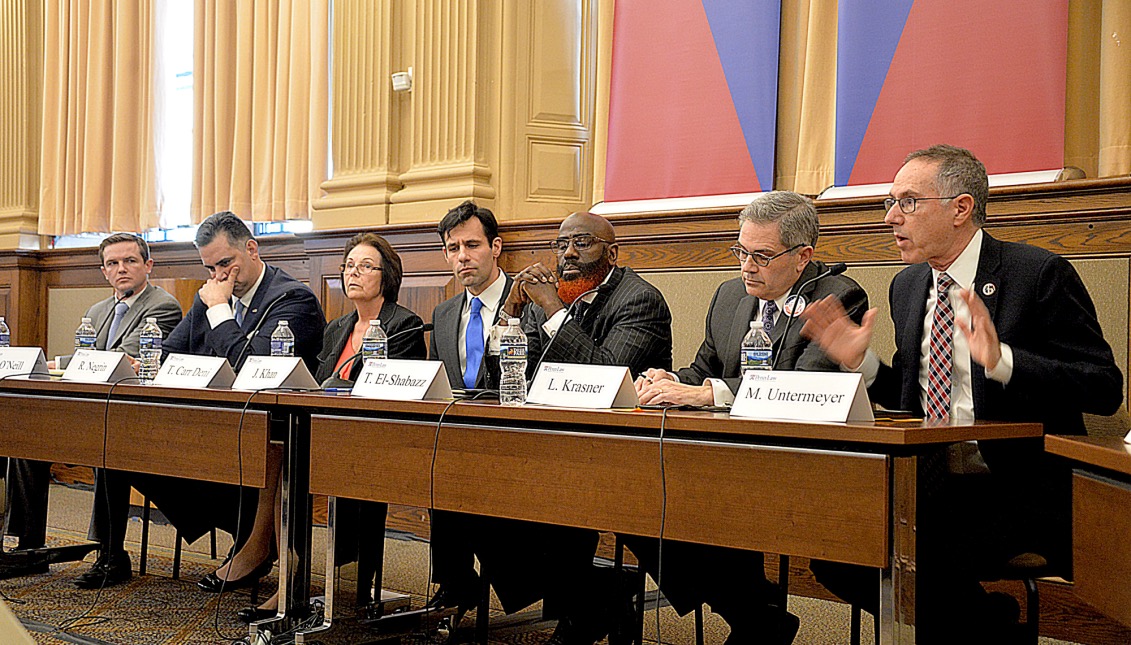 The forum was held Monday at the University of Pennsylvania UPenn Law School. Photo: Peter Fitzpatrick / AL DÍA News.