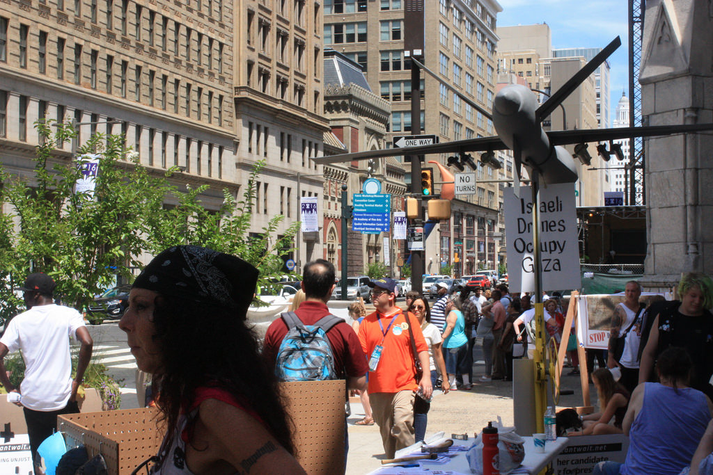 Protests took over the city during the Democratic National Convention (DNC). Photo courtesy: Creative Commons.
