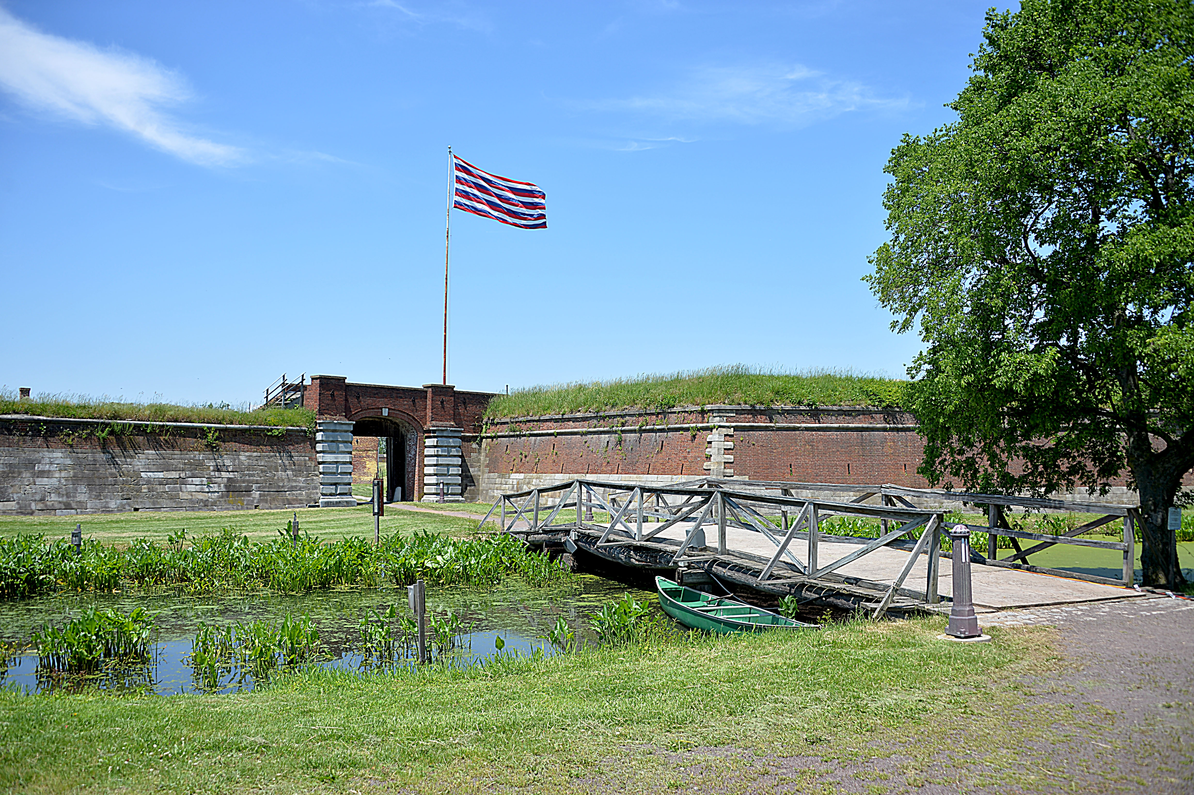 During the American Revolutionary War, the British Army bombarded and captured the fort as part of their conquest of Philadelphia in the fall of 1777.  Photo: Peter Fitzpatrick/AL DIA News