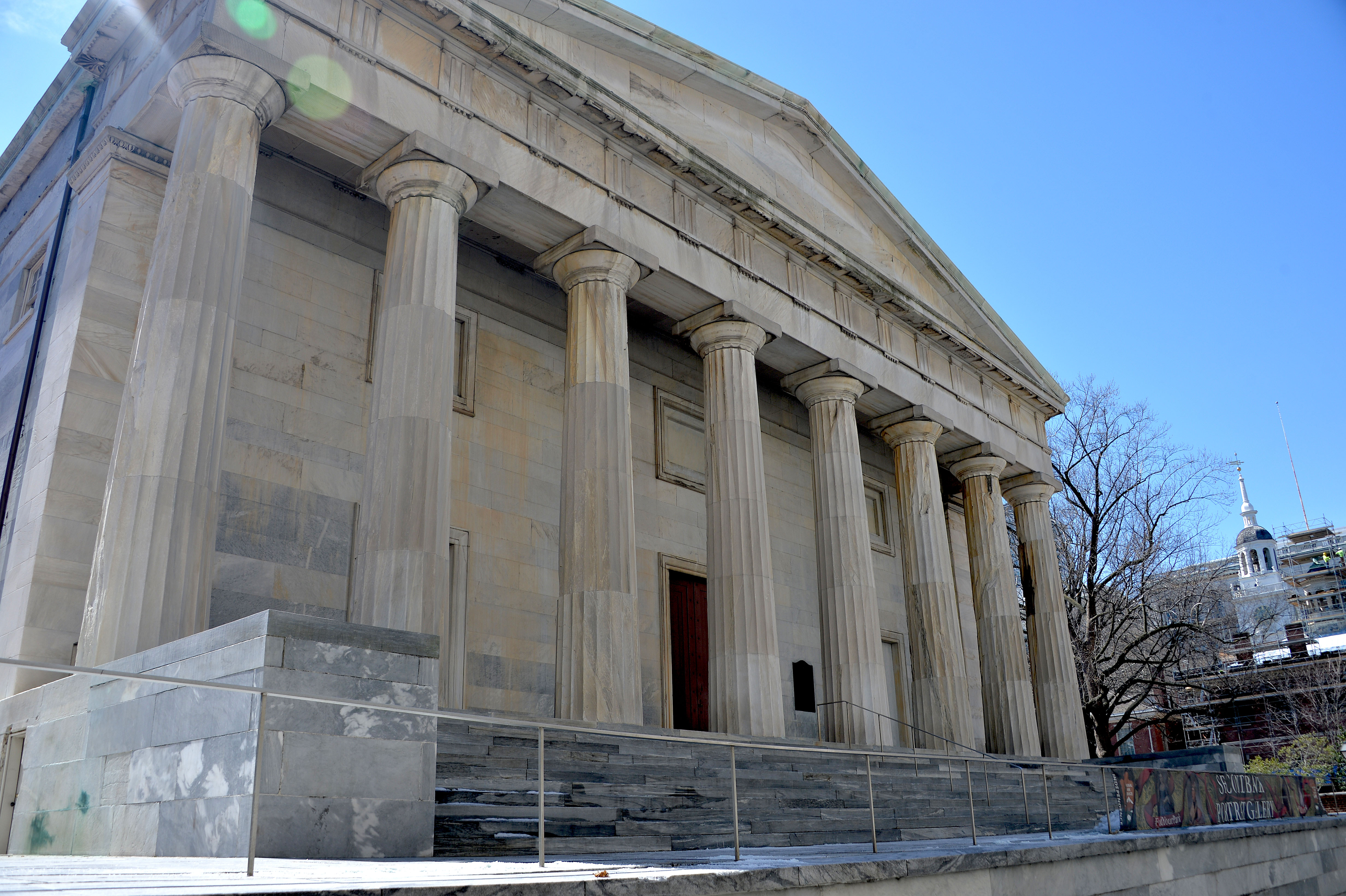 The Second National Bank in downtown Philadelphia could be the victim of new budget cuts.  Photo: Peter Fitzpatrick/AL DIA News