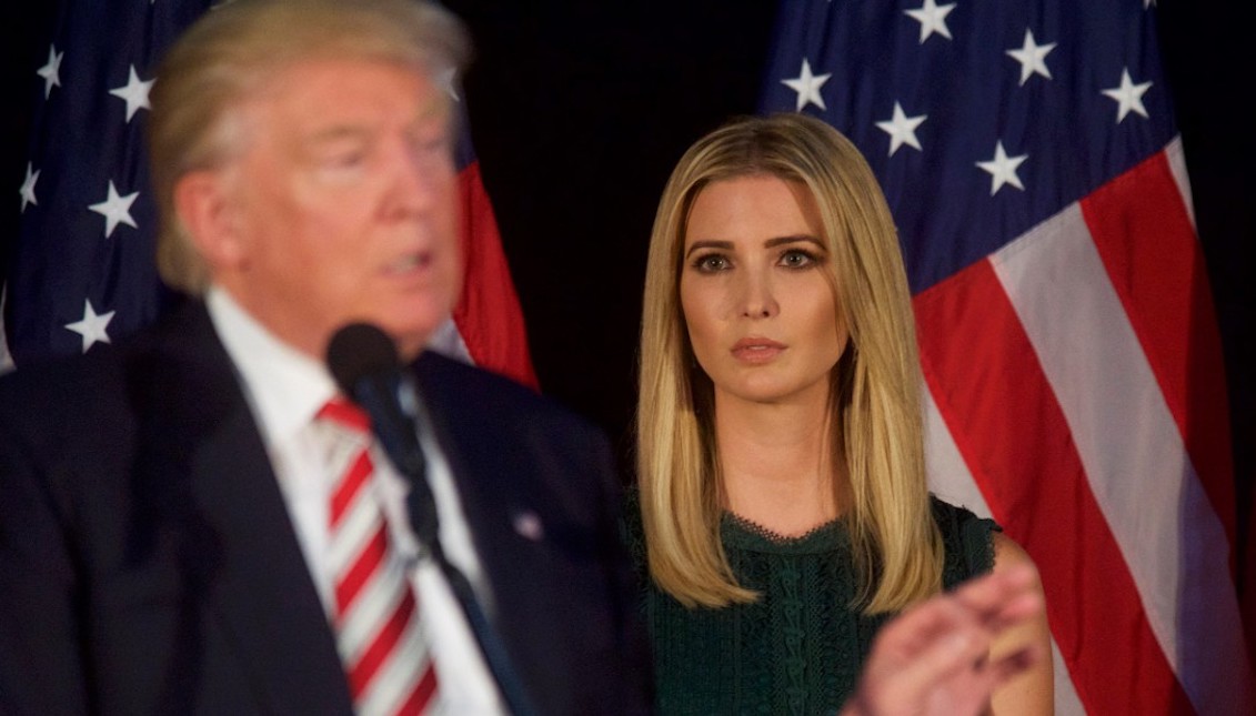 Donald Trump and his daughter Ivanka Trump. Photo: Mark Makeila/Getty Images.