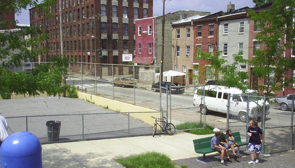 Playground in Philadelphia neighborhood of Kensington. Photo: Wikimedia
