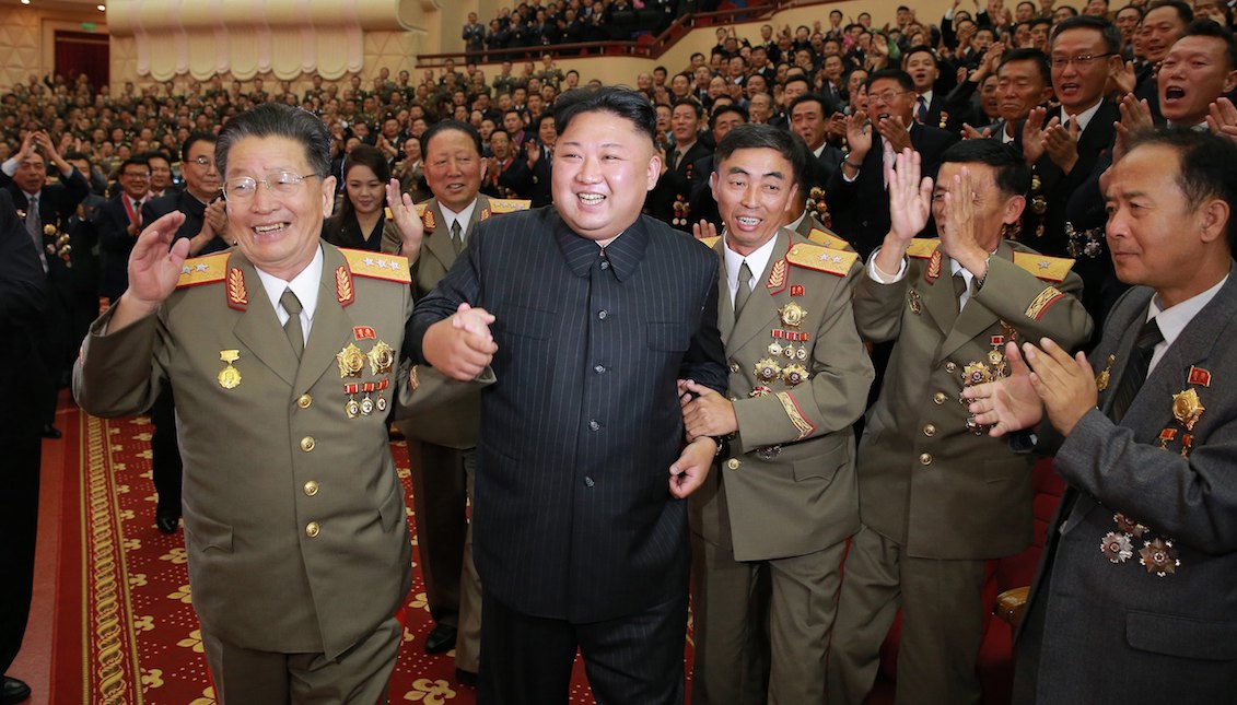 Durante un banquete celebrado aparentemente este sábado en Pyongyang coincidiendo con el 69 aniversario de la fundación de Corea del Norte, Kim dijo que el ensayo nuclear fue una "gran victoria ganada por el pueblo coreano a costa de su sangre". Fuente: EFE.