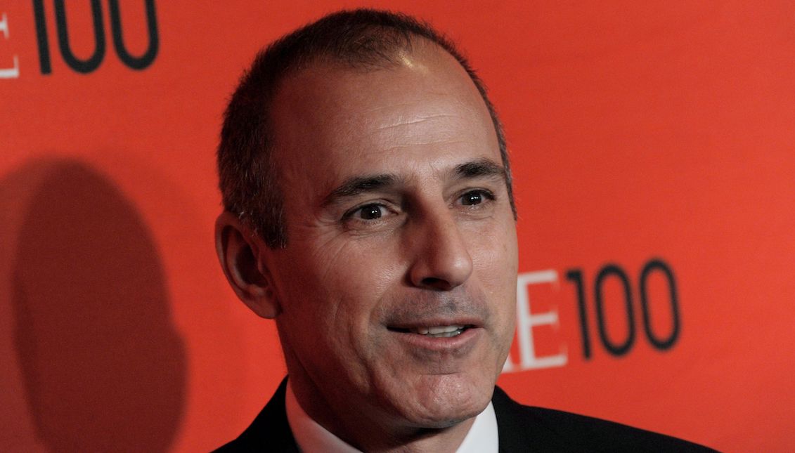 The host of the "Today" morning show, Matt Lauer, attends the Time 100 Gala held in New York (United States) on April 14, 2012. The NBC network announced on November 29, 2017, that it had dismissed one of his main presenters, Matt Lauer, after a complaint was received for "inappropriate sexual behavior" at the workplace. EFE / Peter Foley