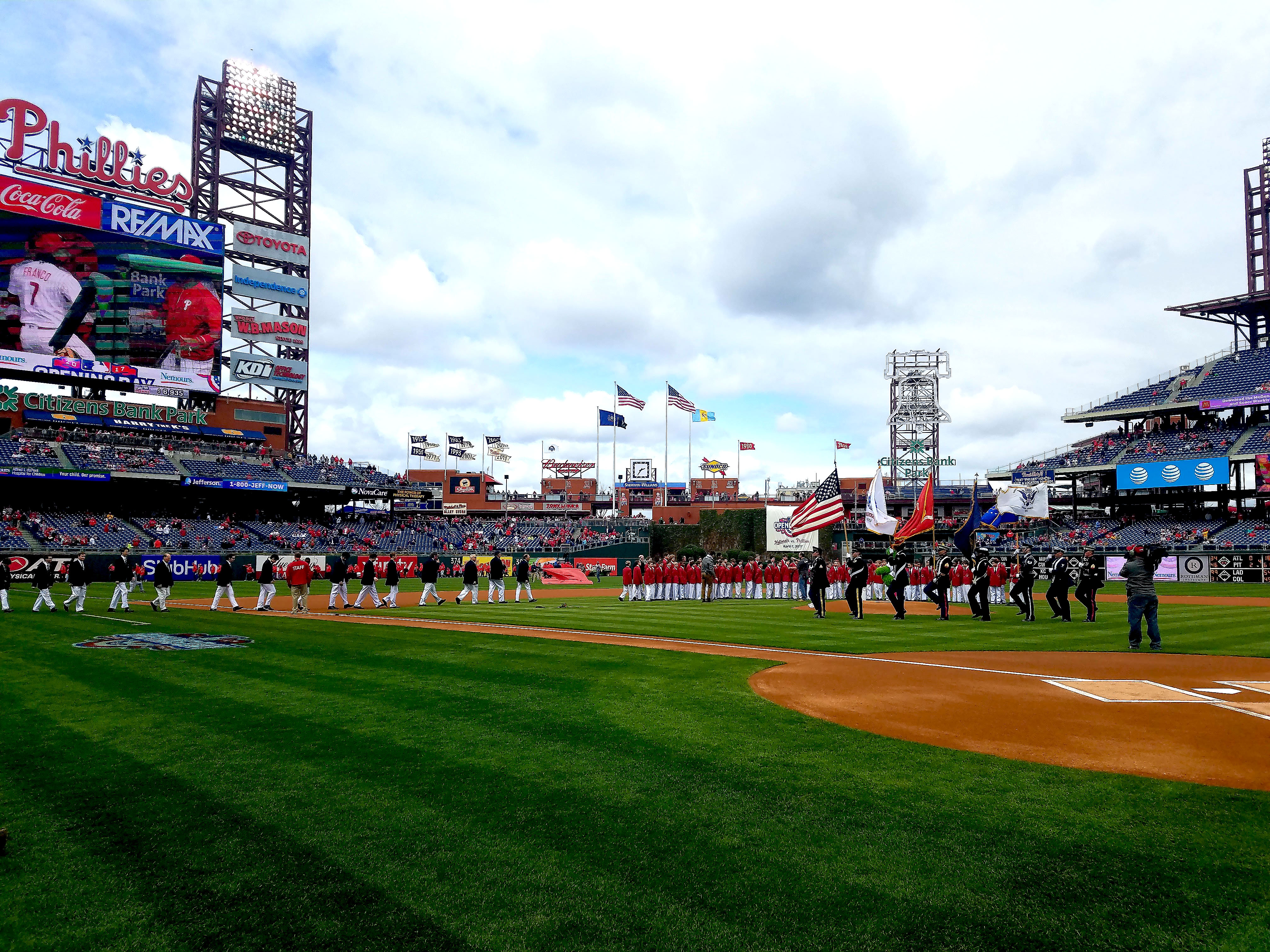 Opening Day for the 2017 Philadelphia Phillies at Citizens Bank Park.  Photo: Peter Fitzpatrick/ AL DIA News