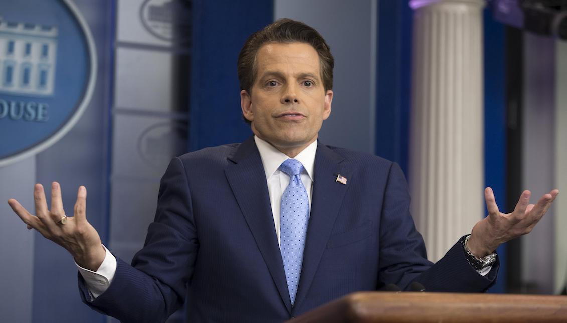 Stock photo dated July 21, 2017 showing then-director of White House communication, Anthony Scaramucci, during a press conference at the White House in Washington D.C., United States. EFE/MICHAEL REYNOLDS