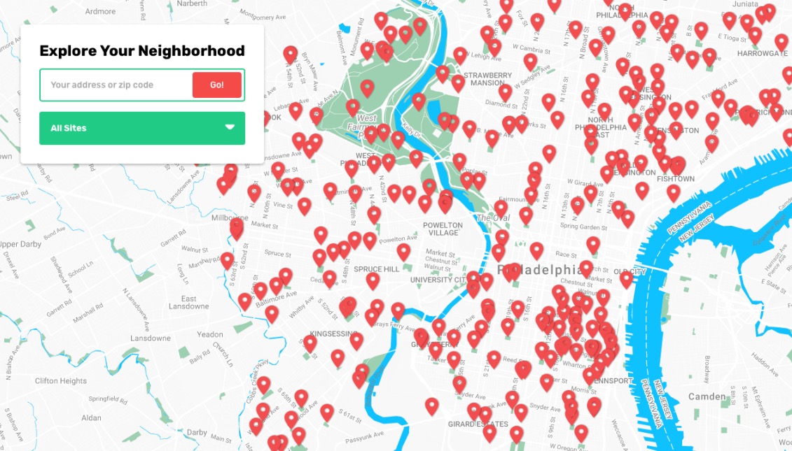 Más de 400 sitios, entre parques, centros recreacionales, bibliotecas, juegos infantiles..., reúnen las condciones para clasificar en el programa de recuperación de la infraestructura pública de Filadelfia. 