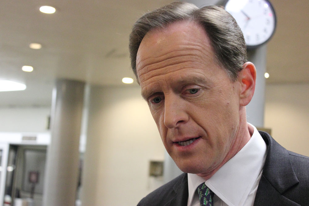 Toomey and Casey speak on Comey dismissal. Photo Courtesy Creative Commons: Pat Toomey, R-Penn. | by Medill DC