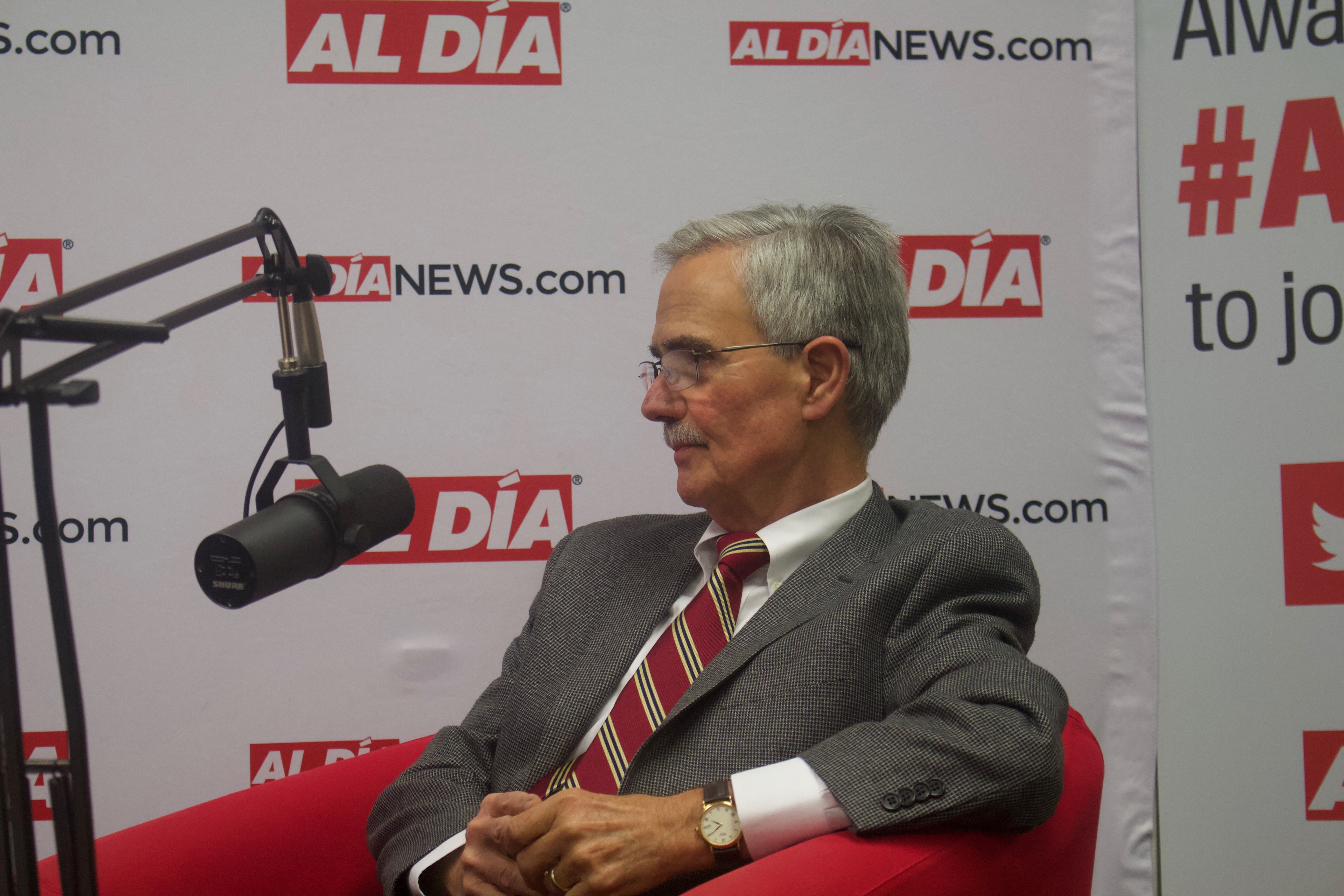 Fernando Armstrong, Census 202 regional director, spoke about the opportunities presented by the census in a visit to the AL DÍA newsroom on Aug. 7. Photo: Emily Neil / AL DÍA News