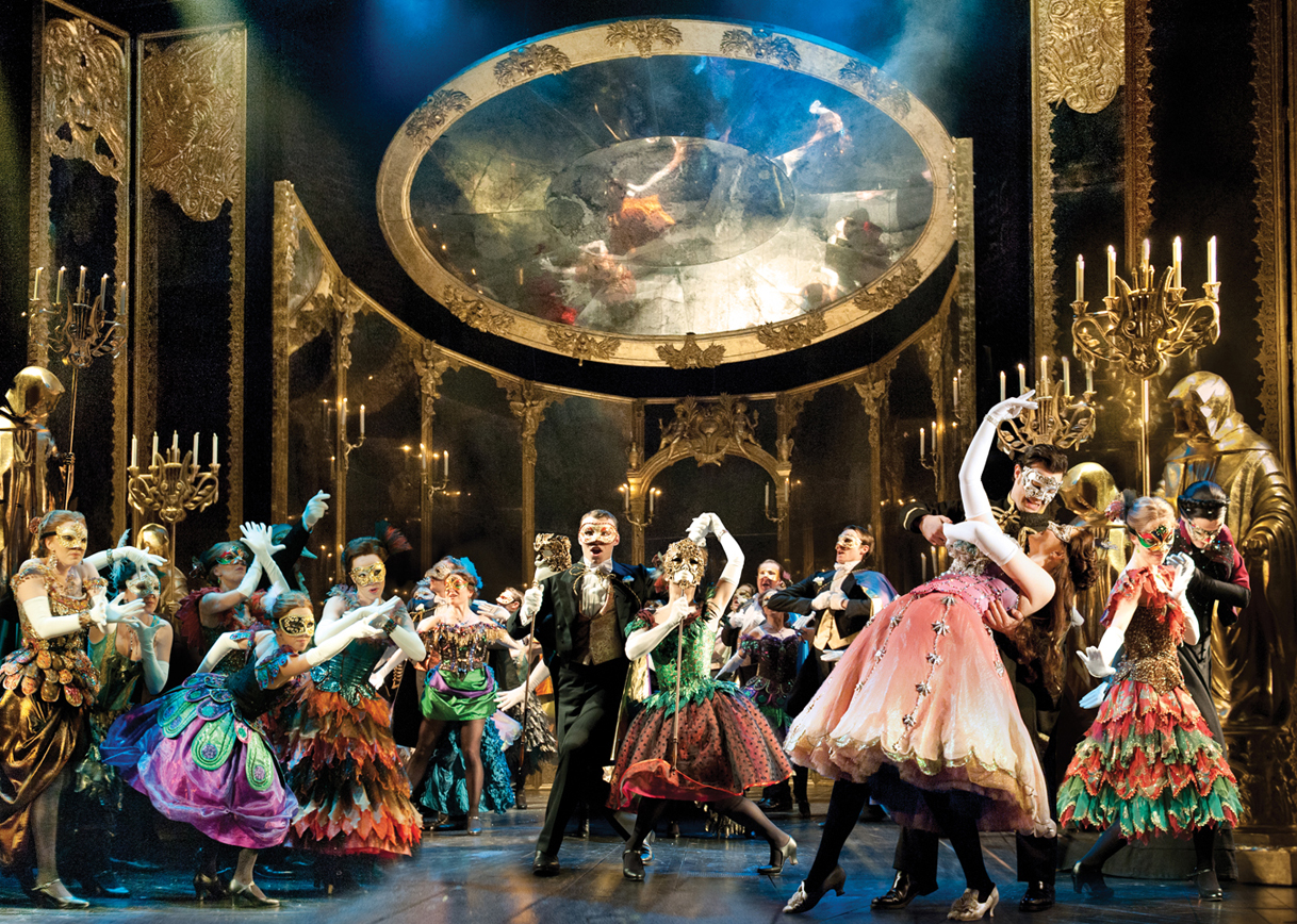 A Masquerade at The Phantom of The Opera. Photograph by Alastair Muir. 